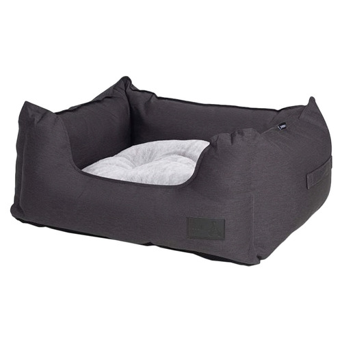 Large dog bed with store high sides